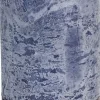 Spaas Stumpenkerze Rustic grau-blau D 10 cm H 20 cm