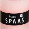Spaas Stumpenkerze Rustic rosa D 7 cm H 8 cm
