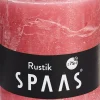 Spaas Stumpenkerze Rustic hellrosa D 10 cm H 10 cm