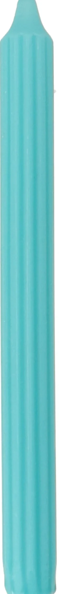 Stabkerze Ribbed blau 7 Std. D 2,2 H 24 cm