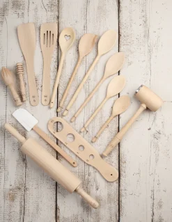 TG Kochlöffel Holz 30,5 x 5,7 x 1,2 cm