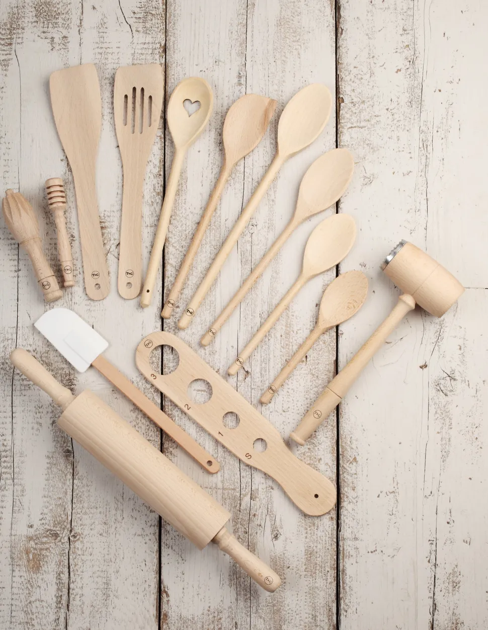 TG Pfannenwender Holz 30 x 6,5 x 0,5 cm