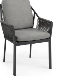 Tierra Outdoor Gartenstuhl Liv grau