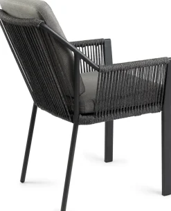 Tierra Outdoor Gartenstuhl Liv grau