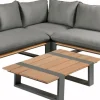 Tierra Outdoor Lounge-Set Dawson 5-Sitzer Aluminium anthrazit