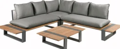 Tierra Outdoor Lounge-Set Dawson 5-Sitzer Aluminium anthrazit