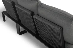 Tierra Outdoor Lounge-Set Dawson 5-Sitzer Aluminium anthrazit