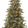 Triumph Tree künstlicher Weihnachtsbaum Wyoming blau mit 384 Lampen warmweiß D 145 H 215 cm