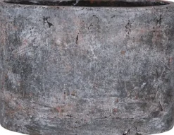 TS Blumentopf Amber 29 x 14 x 20 cm schwarz / braun