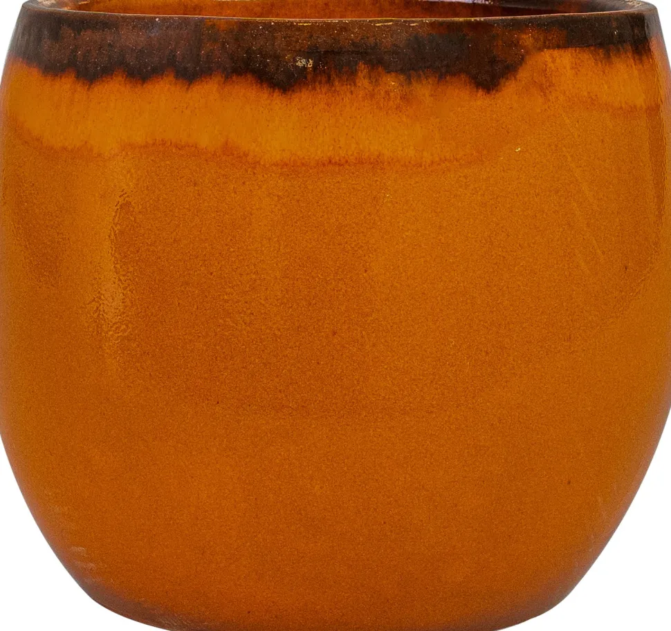 TS Blumentopf Charlotte orange D 30 H 25 cm