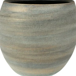 TS Blumentopf Dex weiß / grau D 28 H 25 cm