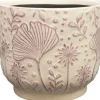 TS Blumentopf Emilia creme / rosa D 17 H 14 cm