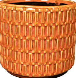 TS Blumentopf Floor orange D 14 H 12 cm