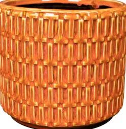 TS Blumentopf Floor orange D 21 H 19 cm