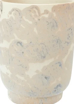 TS Blumentopf Linn creme D 18 H 25 cm