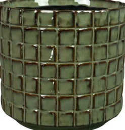 TS Blumentopf Stian grün D 16 H 15 cm