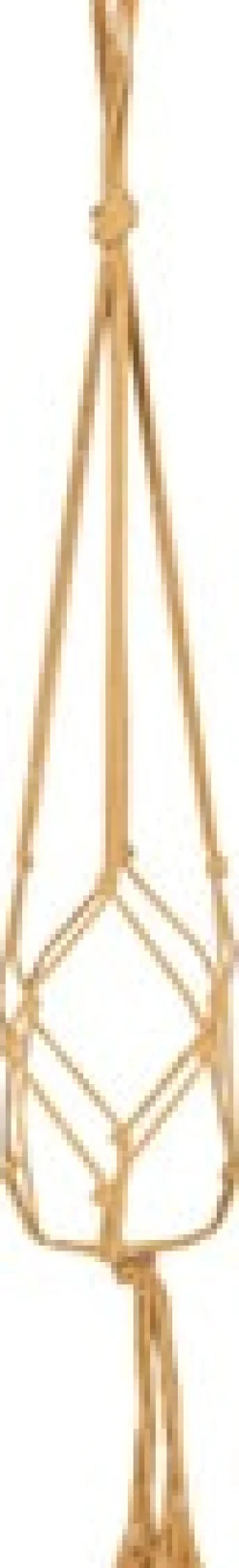 TS Makramee Blumenampel gelb D 2 cm H 60 cm