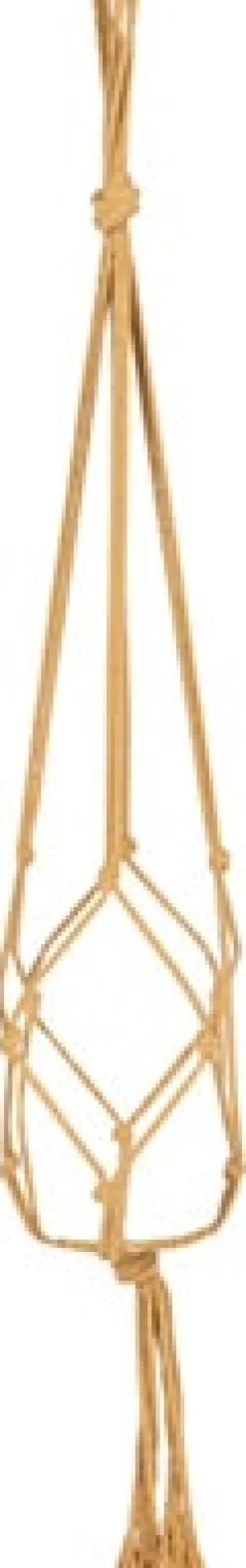 TS Makramee Blumenampel gelb D 2 cm H 120 cm