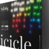 Twinkly Eisregen-Lichterkette mit App 190 LEDs bunt und warmweiß 5 m