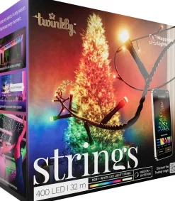 Twinkly Lichterkette mit App 400 LEDs bunt 35,5 m