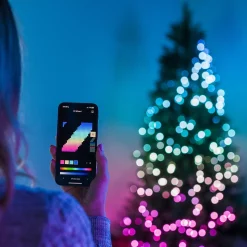 Twinkly Lichterkette mit App 250 LEDs bunt und warmweiß 20 m