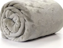 Unique Living Decke Enzo grau 180 x 130 cm