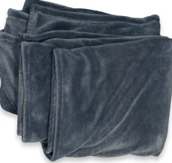 Unique Living Decke Enzo blau 180 x 130 cm