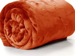 Unique Living Decke Enzo terracotta 180 x 130 cm