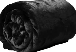 Unique Living Decke Enzo schwarz 130 x 180