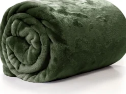 Unique Living Decke Enzo grün 130 x 180 cm