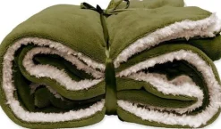 Unique Living Decke Lars grün 150 x 150 cm