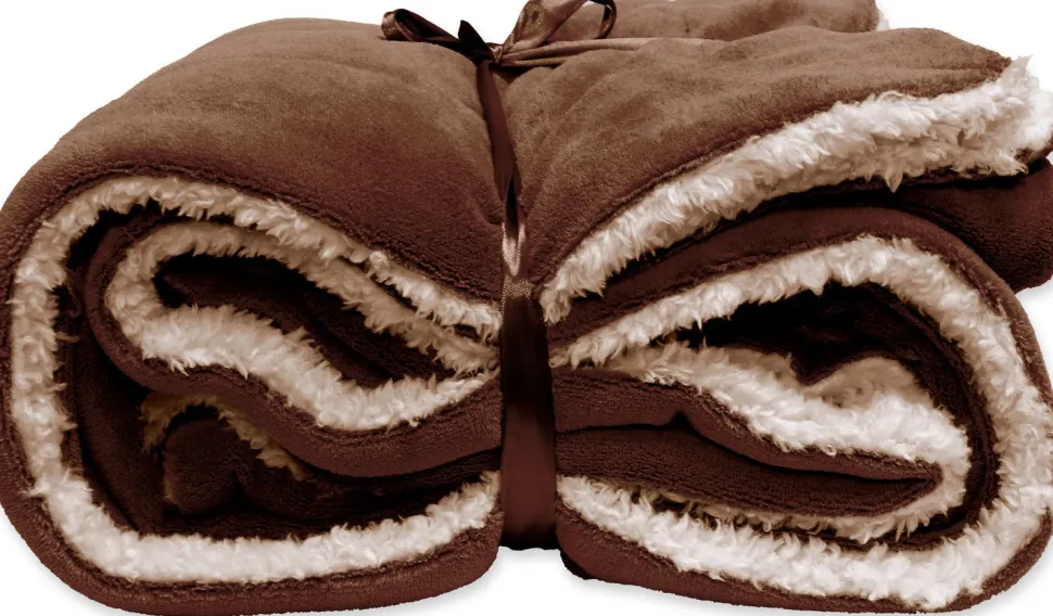 Unique Living Decke Lars braun 150 x 200 cm