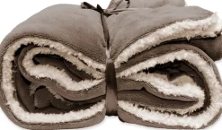 Unique Living Decke Lars taupe 150 x 200 cm