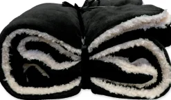 Unique Living Decke Lars schwarz 150 x 200 cm