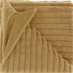 Unique Living Decke Peppe braun 150 x 200 cm