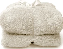 Unique Living Decke Teddy weiß 150 x 200 cm