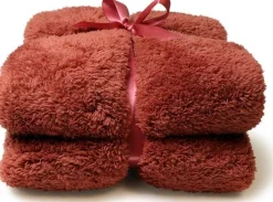 Unique Living Decke Teddy terracotta 150 x 200 cm