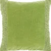 Unique Living Dekokissen Wess hellgrün 45 x 45 cm