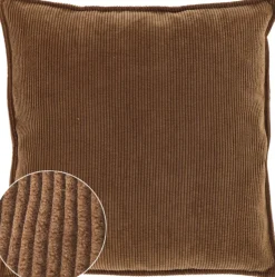Unique Living Dekokissen Janna braun 45 x 45 x 15 cm