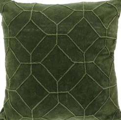 Unique Living Dekokissen Babs grün 45 x 45 x 8 cm