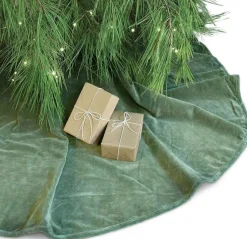 Unique living Weihnachtsbaumdecke Kelsey grün D 120 cm