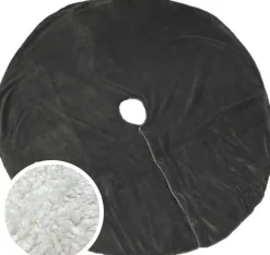 Unique living Weihnachtsbaumdecke Coby grau D 110 cm