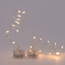 Unterwasser-Lichterkette mit 10 LEDs warmweiß 2 St.
