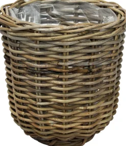 Van der Leeden Pflanzkorb Stephanie natur D 29 H 30 cm