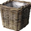 Van der Leeden Pflanzkorb quadratisch 18 x 18 x 14 cm