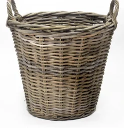 Van der Leeden Pflanzkorb hoch mit Henkeln D 45 cm H 40 cm