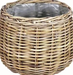 Van der Leeden Pflanzkorb D 58 H 43 cm grau