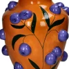 Vase Fruity Fiesta Heidelbeere orange / blau D 26 H 30 cm