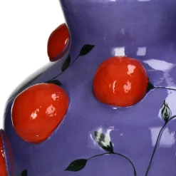 Vase Fruity Fiesta Tomate blau / rot D 25,5 H 30 cm