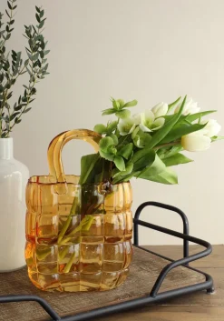 Vase Marais gelb 19 x 11 x 28 cm